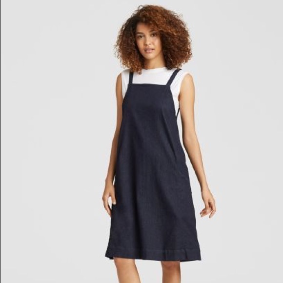eileen fisher denim dress